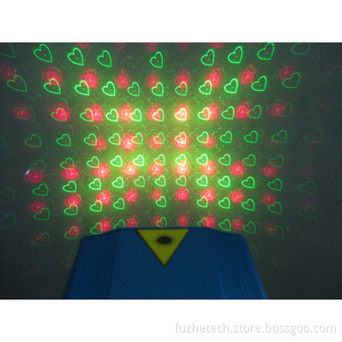 family holiday party laser lights